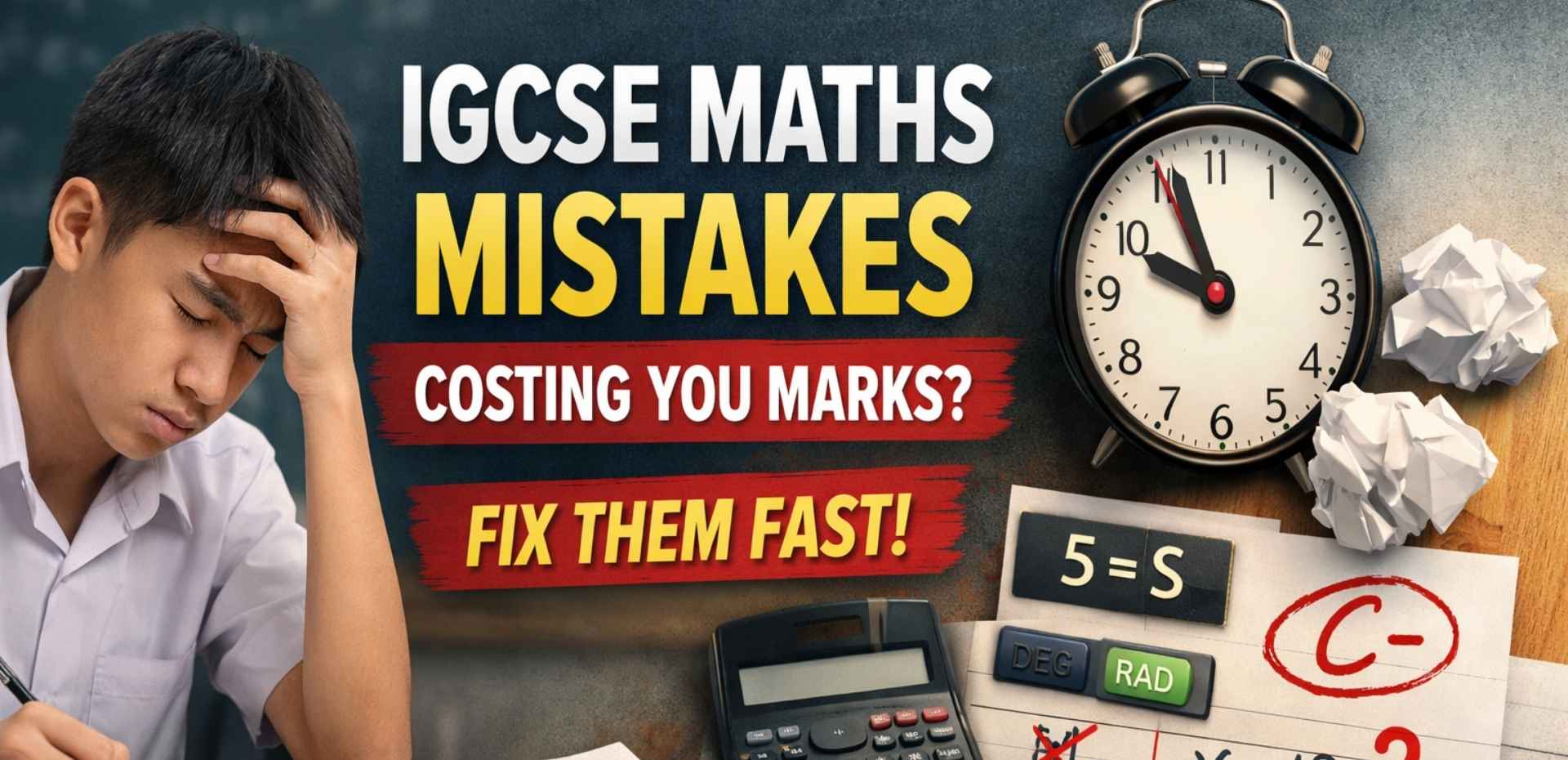 Mistakes that students commit in IGCSE Maths